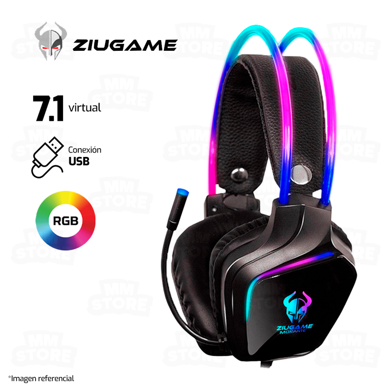 AUDIFONO ZIUGAME MORANTE | USB | 7.1