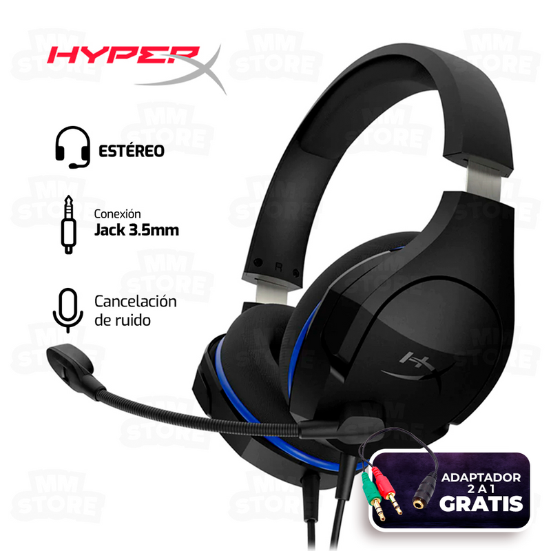 AUDIFONO HYPERX CLOUD STINGER CORE PS4 | 3.5MM | ESTEREO