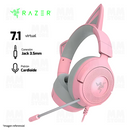AUDIFONO RAZER KRAKEN KITTY V3 X | 3.5MM | 7.1 | RGB | ROSA