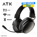 PRE-VENTA | AUDIFONO ATK NEPTUNE N9 PRO | BLUETOOTH - INALAMBRICO | 7.1 | NEGRO