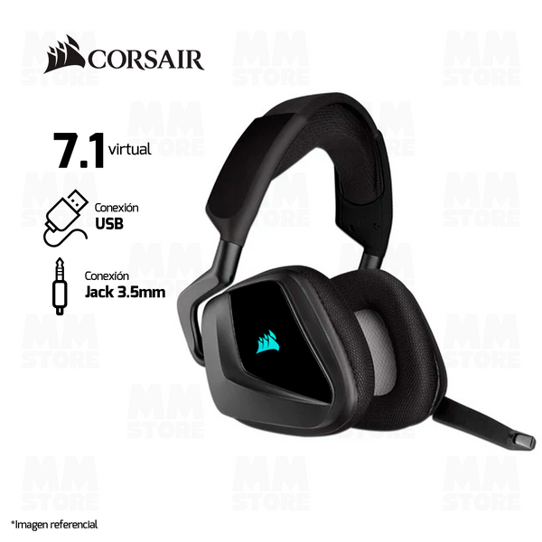 AUDIFONO CORSAIR VOID ELITE | INALAMBRICO | RGB | 7.1 | CARBON