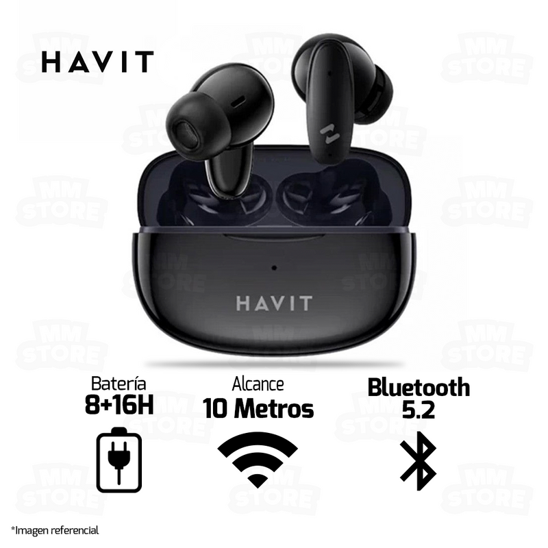 AUDIFONO HAVIT TW910 | BLUETOOTH | ESTEREO | NEGRO