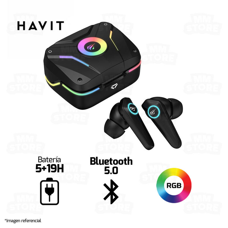 AUDIFONO HAVIT TW952 PRO | BLUETOOTH | ESTEREO | NEGRO | RGB