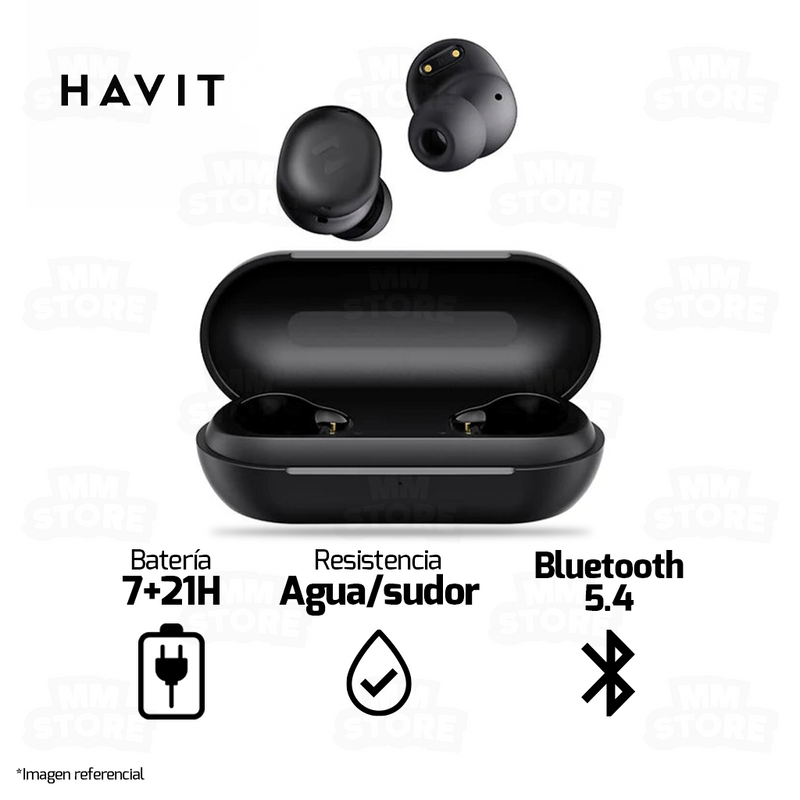 AUDIFONO HAVIT TW969 LITE | BLUETOOTH | ESTEREO | NEGRO