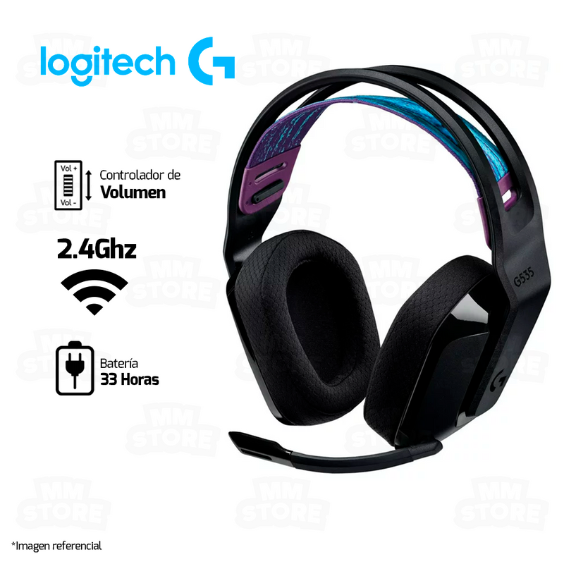 AUDIFONO LOGITECH G535 | INALAMBRICO | NEGRO