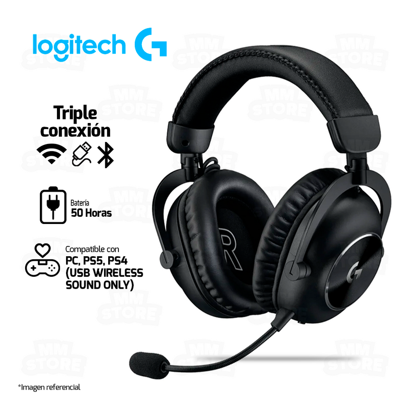AUDIFONO LOGITECH GPRO X 2 | INALAMBRICO | 7.1 | NEGRO
