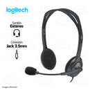 AUDIFONO LOGITECH H111 | 3,5 MM | ESTEREO | NEGRO