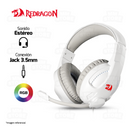 AUDIFONO REDRAGON CRONUS H211 | 3.5MM | RGB | BLANCO