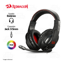 AUDIFONO REDRAGON CRONUS H211 | 3.5MM | RGB | NEGRO