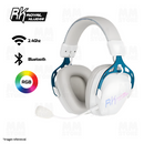 AUDIFONO ROYAL KLUDGE RK HG103 | BLUETOOTH - INALAMBRICO | RGB | CYBORG WHITE