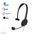 AUDIFONO XTECH XTH235 | MONO | USB | NEGRO