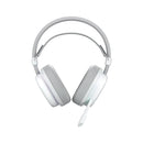 AUDIFONO AULA G7 | BLUETOOTH- INALAMBRICO- USB | RGB | 7.1 | BLANCO