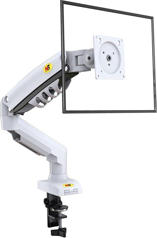 BRAZO - RACK PARA MONITOR NB ERGONOMIC F80-XE | HIDRAULICO | 17" - 30" | BLANCO