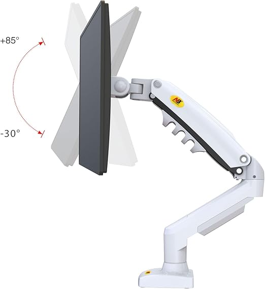 BRAZO - RACK PARA MONITOR NB ERGONOMIC F80-XE | HIDRAULICO | 17" - 30" | BLANCO