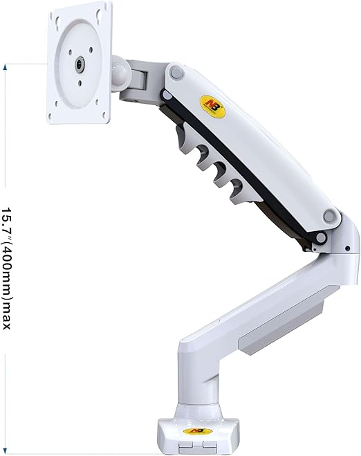 BRAZO - RACK PARA MONITOR NB ERGONOMIC F80-XE | HIDRAULICO | 17" - 30" | BLANCO