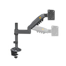BRAZO - RACK PARA MONITOR NB ERGONOMIC H100 | HIDRAULICO | GIRATORIO |17" - 32" | NEGRO