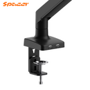 BRAZO - RACK PARA MONITOR SPACER SB60 | HIDRAULICO | 17"-35" | USB 3.0