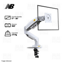 BRAZO - RACK PARA MONITOR NB ERGONOMIC F80-XE | HIDRAULICO | 17" - 30" | BLANCO