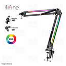 BRAZO DE MICROFONO FIFINE BM38 | RGB | NEGRO