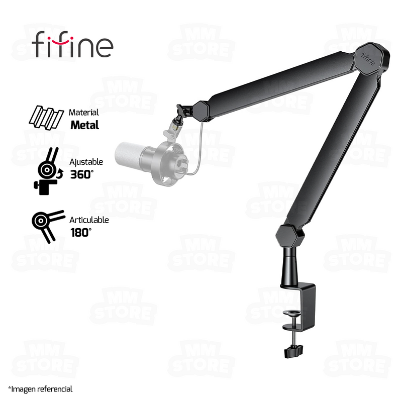 BRAZO DE MICROFONO FIFINE BM66 | NEGRO