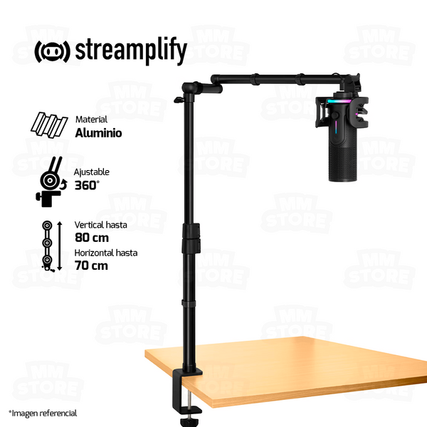 BRAZO DE MICROFONO STREAMPLIFY MOUNT LIFT | NEGRO