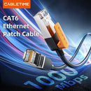CABLE DE RED CABLETIME CN61L | CAT 6 | 1GBPS | 2 METROS | NEGRO