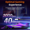 CABLE DE RED CABLETIME CN80P | CAT 8 | 40GBPS | 5 METROS | NEGRO