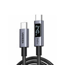CABLE TIPO-C A TIPO-C UGREEN L530 65866 | 240W | 1 METRO | CARGA RAPIDA | PANTALLA LED