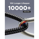 CABLE TIPO-C A TIPO-C UGREEN L530 65866 | 240W | 1 METRO | CARGA RAPIDA | PANTALLA LED