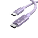 CABLE TIPO-C UGREEN L509 65092 | 1 METRO | CARGA RAPIDA | MORADO