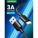 CABLE USB A TIPO-C UGREEN US287 60116 | NIQUELADO | 1 METRO