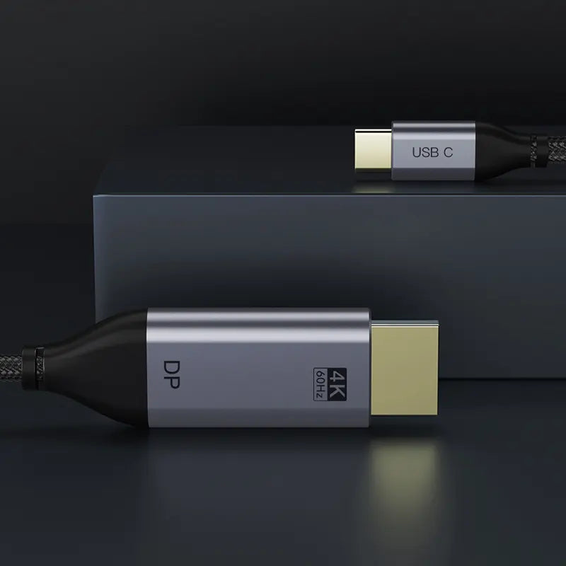 CABLE USB TIPO-C A DISPLAYPORT CABLETIME CC20K | 4K-60HZ | 1.8M