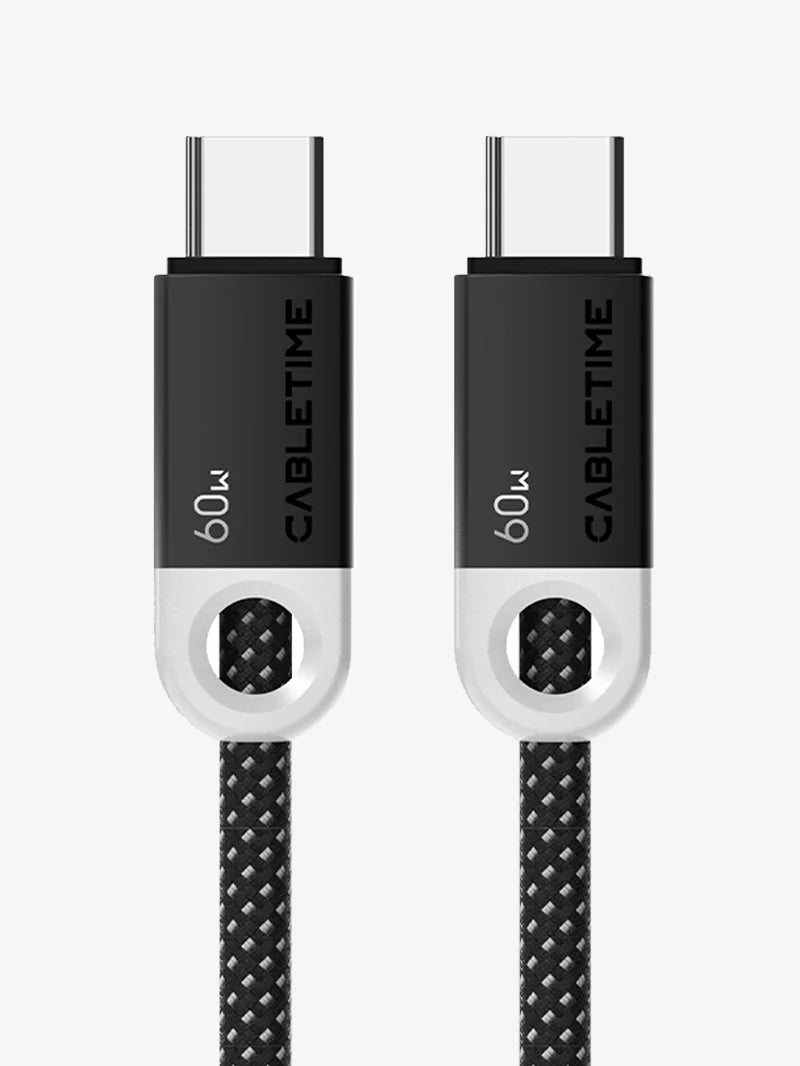 CABLE USB TIPO-C CABLETIME CUP4L | 60W | 2M | TRENZADO