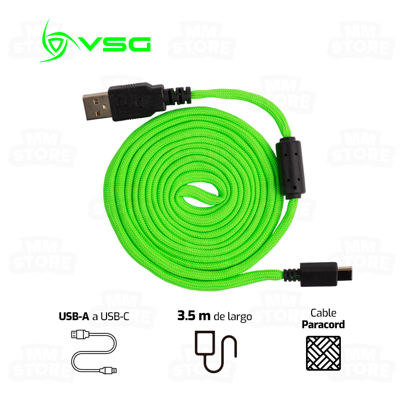 CABLE USB TIPO C VSG VERDE