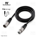 CABLE-XLR-3 METROS-NEGRO