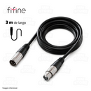 CABLE FIFINE L9 XLR MACHO A XLR HEMBRA | 3 MTS