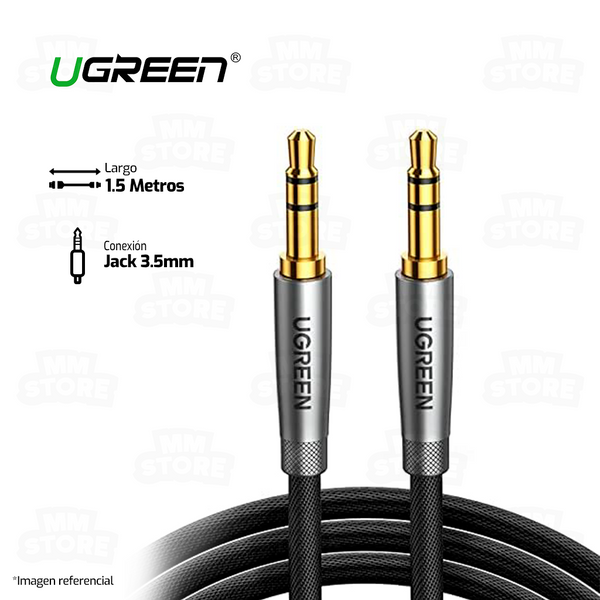 CABLE JACK 3.5MM A JACK 3.5MM UGREEN 20782 | 4 POLOS | 2 METROS