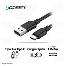 CABLE USB A TIPO-C UGREEN US287 60116 | NIQUELADO | 1 METRO