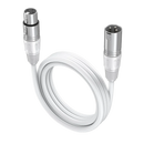 CABLE FIFINE L9C XLR MACHO A XLR HEMBRA | 1.8 MTS | BLANCO