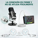 CABLE FIFINE L9C XLR MACHO A XLR HEMBRA | 1.8 MTS | BLANCO