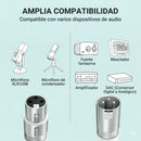 CABLE FIFINE L9C XLR MACHO A XLR HEMBRA | 1.8 MTS | BLANCO