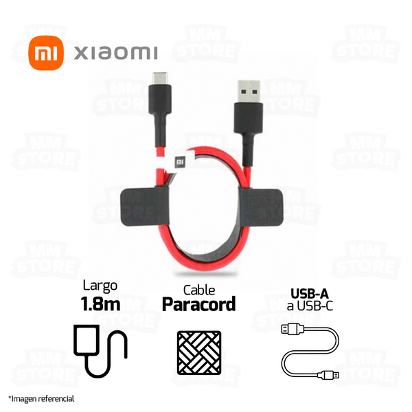 CABLE USB TIPO C XIAOMI | 1M | TRENZADO