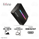 CAPTURADORA DE VIDEO FIFINE V3 | 4K-30 Hz / 2K-60 Hz / 1920p-120 Hz