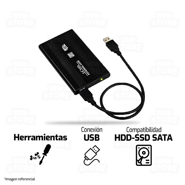 CASE EXTERNO PARA HDD - SSD 2.5" | USB 3.0