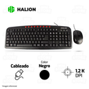 COMBO HALION KM-2011+MO-040 | TECLADO + MOUSE