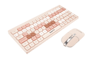 COMBO HAVIT KB831WB-SP | INGLES | INALAMBRICO | TECLADO + MOUSE | ROSA
