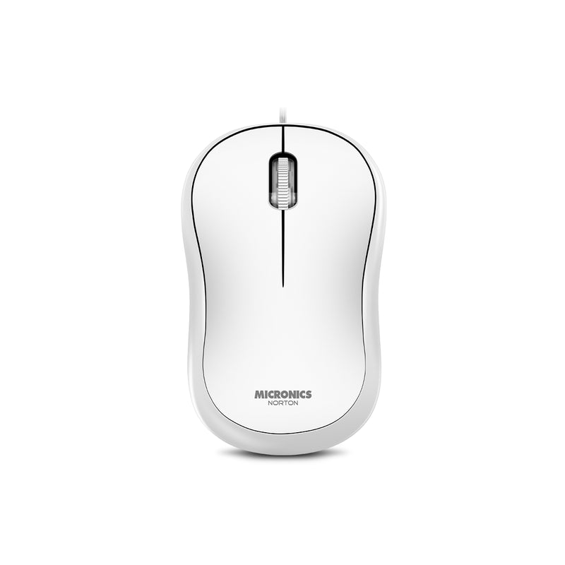 COMBO MICRONICS NORTON MIC T100W | TECLADO + MOUSE | BLANCO