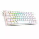 COMBO REDRAGON FIZZ+K1NG S143W-SP | TECLADO+MOUSE | BLANCO