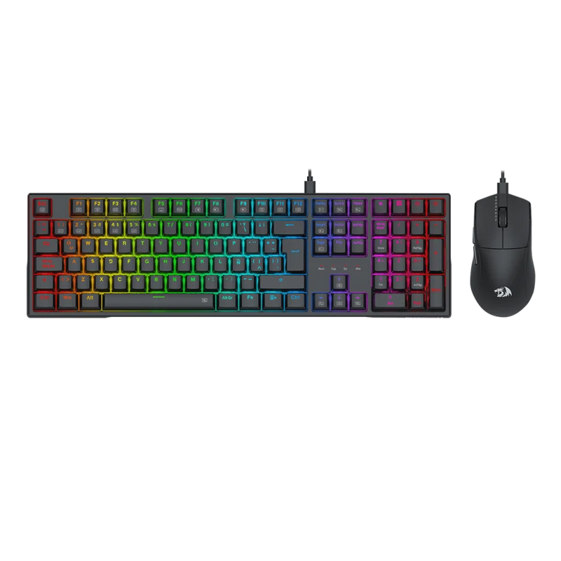COMBO REDRAGON S146-SP TRUNDLE + K1NG M724 | TECLADO + MOUSE | NEGRO