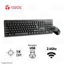 COMBO TEROS TE-4061N | INALAMBRICO | TECLADO + MOUSE